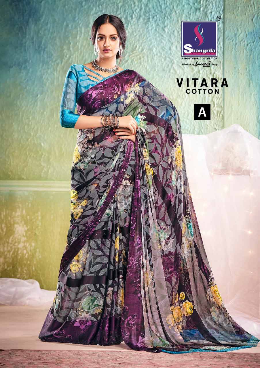 Shangrila Vitara Cotton Wedding Wear Cotton Sarees Shangrila Vitara Cotton Wedding Wear Cotton Sarees